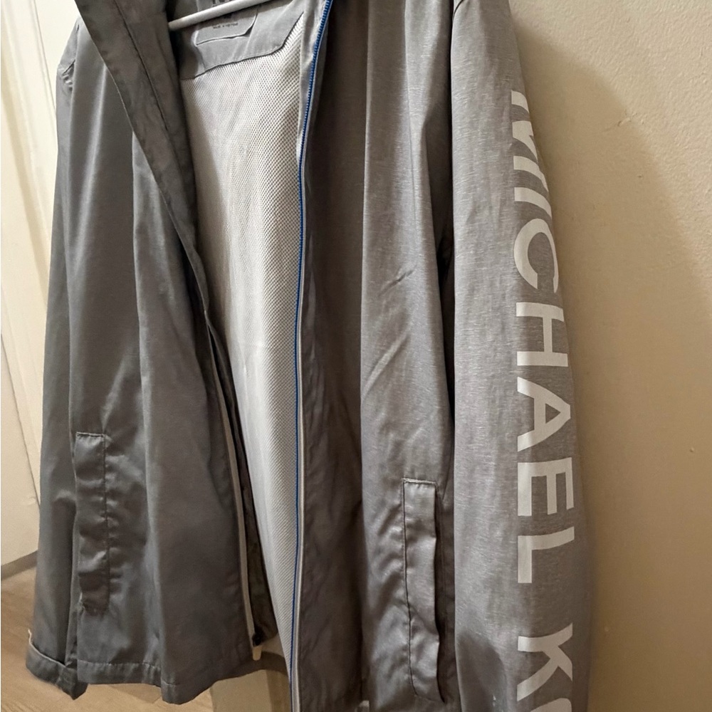 Michael Kors Light Gray Windbreaker for Men - Picture 2 of 3